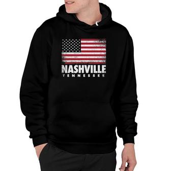 Nashville Tennessee 4Th Of July American Flag Usa America Hoodie | Mazezy