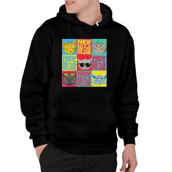 New Cats On The Block Funny Pop Culture Cat Themed Party Tee Hoodie - Thegiftio
