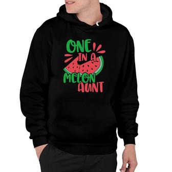 One In A Melon Aunt Watermelon Hoodie | Mazezy