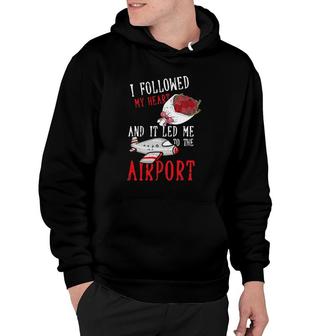 Pilot Valentines Day Cool Aviator Airplane Aviation Gifts Hoodie - Seseable