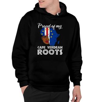 Proud Of My Cape Verdean Roots Girl Apparel Cabo Verde Flag Hoodie | Mazezy