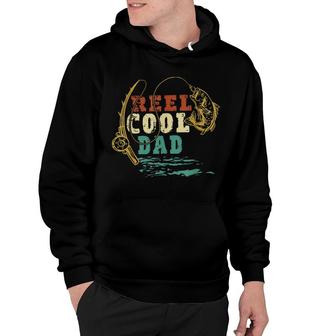 Reel Cool Dad Fishing Dad Gift Hoodie - Seseable
