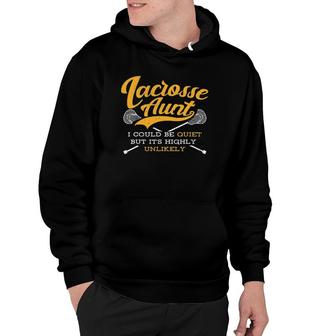 Relax I Love Lacrosse Aunt Lax Sports Lover Matching Print Hoodie | Mazezy