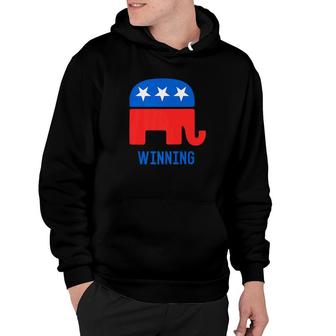 Republican Gop Elephant Winning Hoodie - Monsterry DE