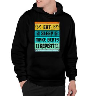 Retro Vintage Music Producer Beat Maker Hoodie | Mazezy