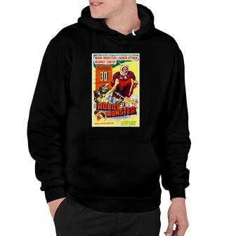 Robot Monster Halloween Sci Fi Ape Outer Space Hoodie | Mazezy