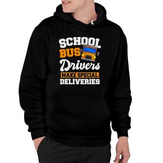 School Bus Driver Yellow Shuttle Student Service Vehicle Hoodie - Seseable