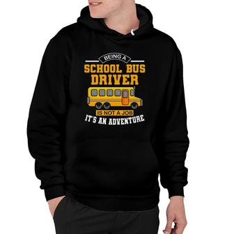 School Bus Driver Yellow Shuttle Transit Vehicle Operator Hoodie - Seseable