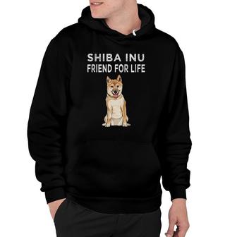 Shiba Inu Friend For Life Dog Friendship Hoodie - Seseable