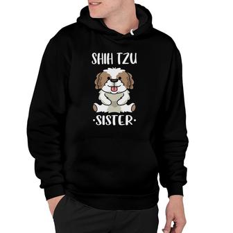 Shih Tzu Sister Long Haired Shih Tzu Dog Puppy Toy Hoodie | Mazezy