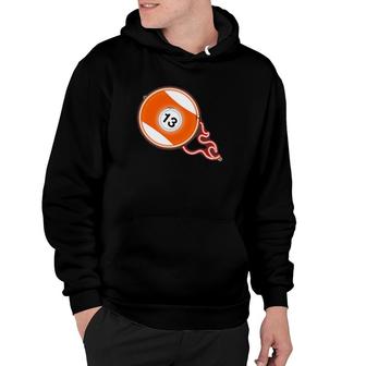 Snooker Billiard Ball No 13 Pool Player Gift Vintage Hoodie | Mazezy