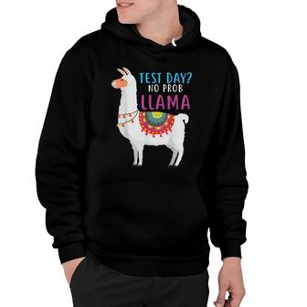 Staar Test Day No Problem Llama Teacher Testing Test Day Hoodie - Seseable