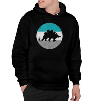 Stegosaurus Dinosaur Retro Gift For Men Women Boys & Girls Hoodie | Mazezy