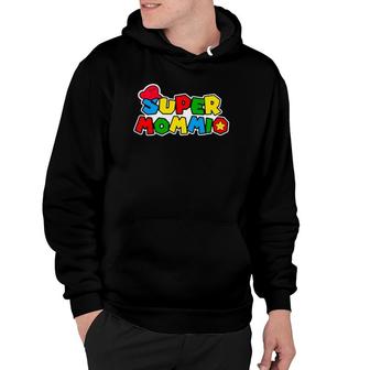 Super-Mommio Funny Mom Mommy Mother Video Game Lovers Hoodie - Seseable