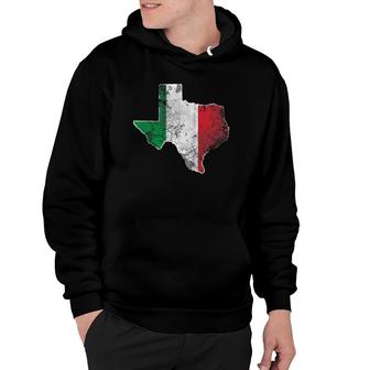Texas Italian Italy Flag Italia Hoodie - Seseable