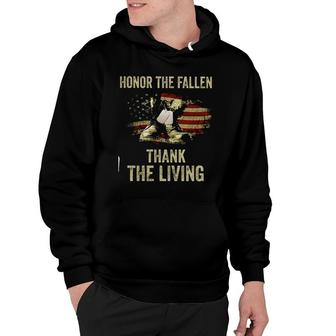 The Fallen Thank The Living Military Memorial Day New Trend 2022 Hoodie - Seseable