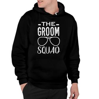 The Groom Squad Sunglasses Wedding Bachelor Party Hoodie - Seseable