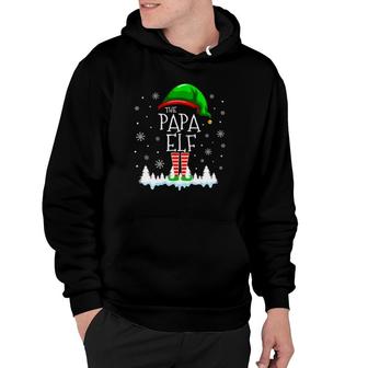 The Papa Elf Christmas Family Matching Costume Pjs Cute Hoodie - Seseable