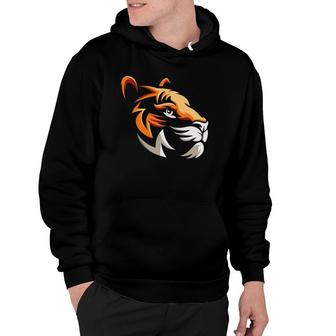 Tiger Face Zoo Keeper Gift Tiger Hoodie | Mazezy