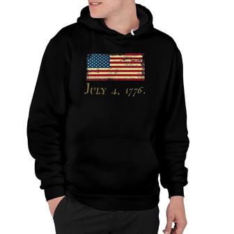 Usa Flag Patriotic With Bill Of Rights 4Th Of July Hoodie - Seseable