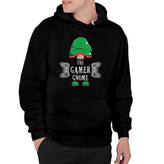 Video Gamer Gnome Christmas Family Matching Group Costume Hoodie - Seseable