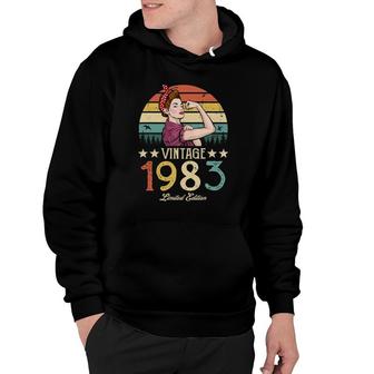 Vintage 1983 Limited Edition 1983 39Th Birthday 39 Years Old Hoodie | Mazezy CA