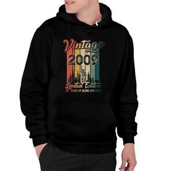 Vintage 2009 13Th Birthday Gifts 13 Years Of Being Awesome Hoodie | Mazezy