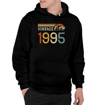 Vintage Made In 1995 27Th Birthday Gift Retro Classic 1995 Ver2 Hoodie | Mazezy