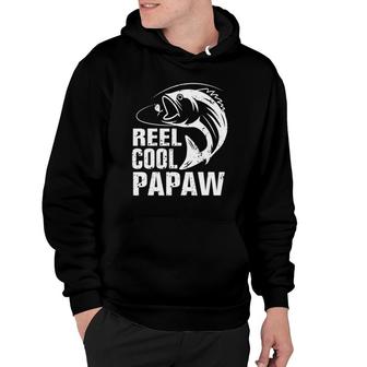 Vintage Reel Cool Papaw Fishing Fathers Day Gift Hoodie - Seseable