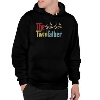 Vintage The Twinfather Happy Fathers Day Proud Dad Of Twins Hoodie - Seseable