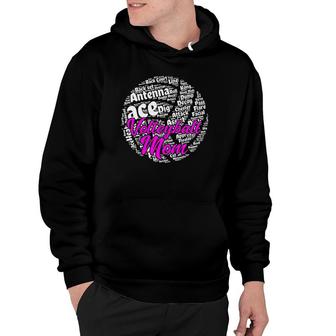 Volleyball Mom Terminology Glossary Word Cloud Shapecloud Hoodie | Mazezy