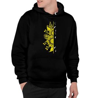 We Are Born To Be Real Not To Be Perfect Floral Gift Hoodie | Seseable UK