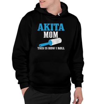 Womens Akita Mom Dog Hair Funny Akita Inu Mama Hoodie - Thegiftio