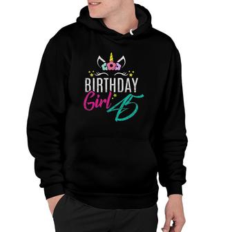 Womens Birthday Girl 45 Years Old Gift Cute Unicorn Face 45Th Bday Hoodie - Seseable