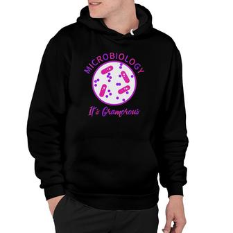 Womens Microbiology Bacteria Gram Its Gramorous Stain Gift V-Neck Hoodie | Mazezy