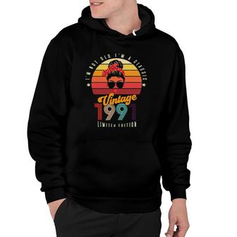 Womens Vintage 1991 Limited Edition 30 Years Old 30Th Birthday Hoodie - Seseable