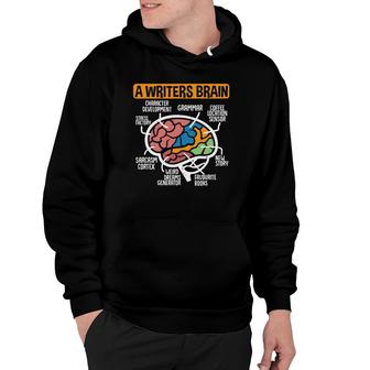 Writing Published Author Book Writer A Writers Brain Hoodie