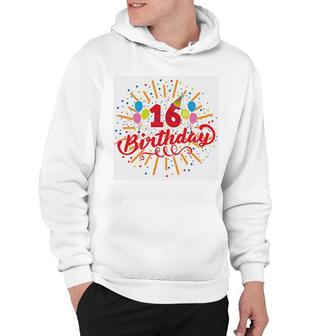 16Th Birthday 2006 White Graphics Hd Hoodie - Seseable
