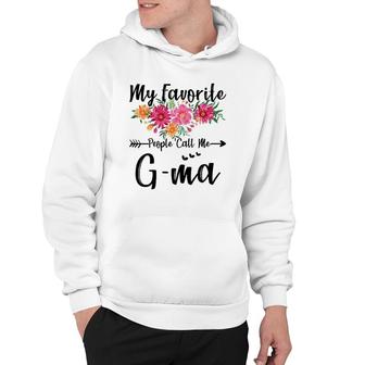 Womens My Favorite People Call Me G-Ma Mothers Day Hoodie
