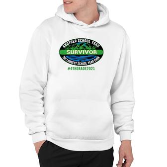 4Th Grade 2021 Another School Year Survivor The Longest Hoodie - Seseable
