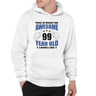 99Th Birthday Awesome Gift For Him 99 Years Old Grandpa 1923 Ver2 Hoodie | Mazezy