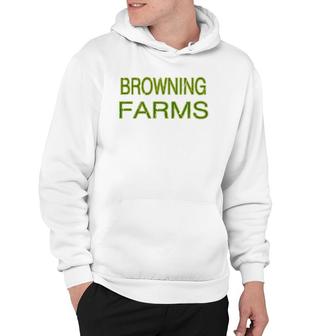 Browning Farms Squad Family Reunion Last Name Team Hoodie | Mazezy