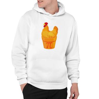 Chicken Pot Pie Pi Day Mathematician Funny Math Gift Hoodie - Monsterry CA