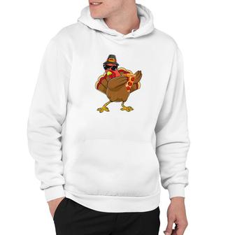Cute Save A Turkey Eat Pizza Thanksgiving Kids Adult V Hoodie - Monsterry DE