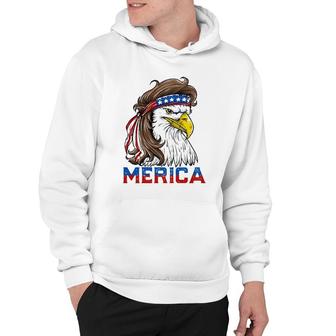 Eagle Mullet 4Th Of July American Flag Merica Usa Essential Hoodie - Seseable