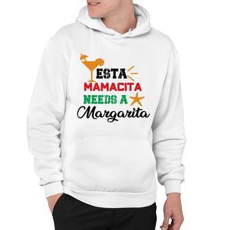Esta Mama Cita Needs A Margarita Cocktail Hoodie - Seseable
