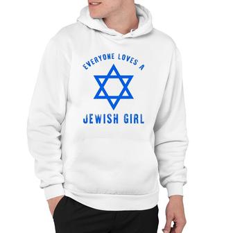 Everyone Loves Jewish Girl Floral Jewish Women Gift Hoodie | Mazezy