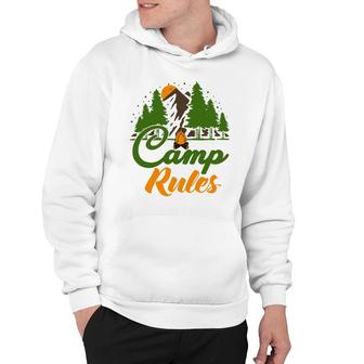 Explore Travel Lover Makes Camp Rules For Them Hoodie - Seseable
