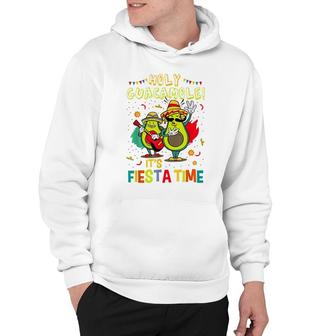 Funny Holy Guacamole Fiesta Time Mexican Food Avocado Hoodie - Seseable