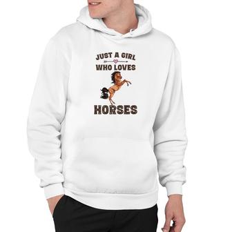 Funny Horse Racing Riding Equestrian Gift For Girls Hoodie - Monsterry CA